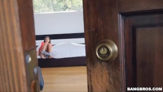 August Ames Gets Caught Masturbating