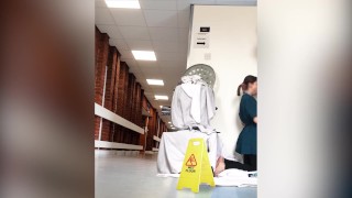 OMG! Hot Young Nurse, fucked in PUBLIC again