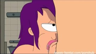 Futurama Hentai – Shower threesome